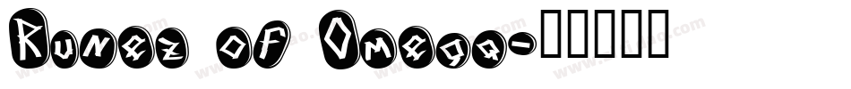 Runez of Omega字体转换